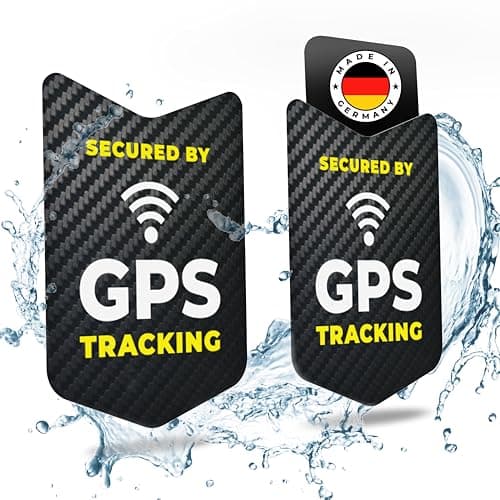 tagplus® Adesivi per bicicletta GPS Tracker di alta qualità [2 pezzi] con forza adesiva a prova di bomba per la massima protezione antifurto, con istruzioni incluse (lingua italiana non garantita),