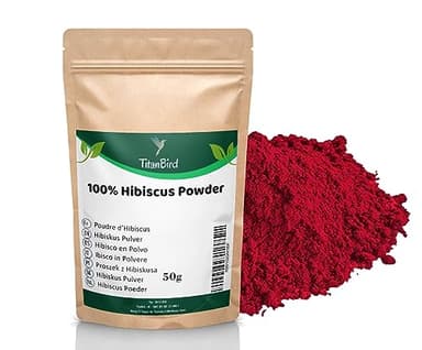 50g Polvere di Fiori di Ibisco | 100% Naturale, Qualità Superiore