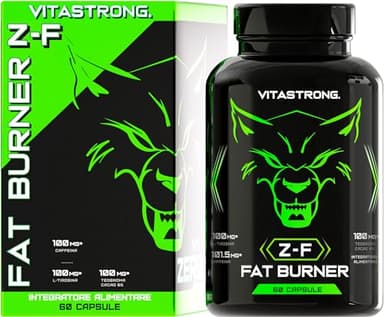 Vitastrong Z-F Fat Burner | BRUCIA GRASSI POTENTISSIMO | Termogenico Drenante Energizzante Per la Perdita di Grasso | Per Uomo e Donna | 100% Made in Italy Alta Qualità