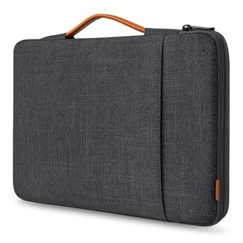 Inateck 360° 13-13.6 Pollici Borsa Porta Pc Compatibile con Macbook Air 13 M4 2025, M3/M2/M1 2012-2024, MacBook Pro 13 2012-2022, MacBook Pro 14 M4/M3/M2/M1 Pro/Max 2024-2021