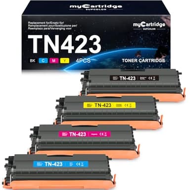 myCartridge SUPCOLOR Compatibile per Brother TN-423 TN423 TN-421 TN421 Toner per Brother MFC-L8690CDW MFC-L8900CDW HL-L8260CDW HL-L8360CDW DCP-L8410CDW MFC L8690CDW L8900CDW HL L8360CdW L60