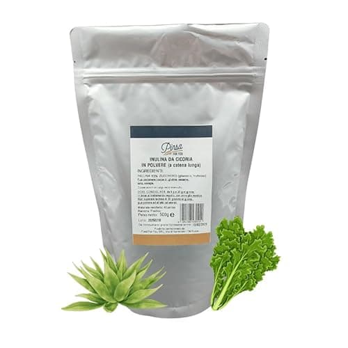 Inulina in Polvere 500 g a catena lunga - fibra vegetale prebiotica