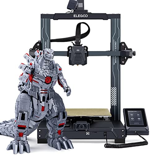 ELEGOO Stampante 3D Neptune 3 Pro FDM con Livellamento Automatico del Letto, Estrusore Diretto a Doppio Ingranaggio, Azionamento a Doppia Vite, Schermo Capacitivo Rimovibile, 225x225x280mm