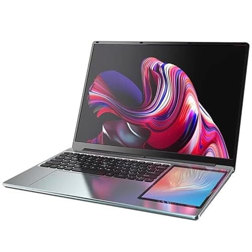 CYMINILMDPC Computer portatile a doppio schermo 15,6 pollici IPS + 7'' Touch 12a generazione N100 Max 32G DDR4 2T SSD Slim Office Notebook PC Computer