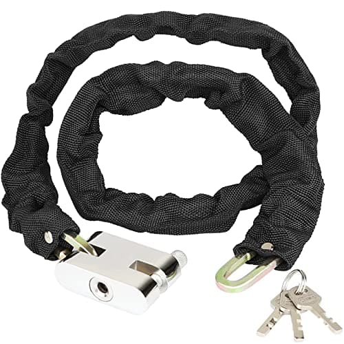 Catena Bici, [80cm] Diyife Lucchetto bici, Catena Bicicletta Antifurto, Antifurto Bici, Lucchetto Bicicletta con 3 Chiave per Ciclismo,Motocicli, Passeggini,Moto,Recinzione,Porta,Cancello