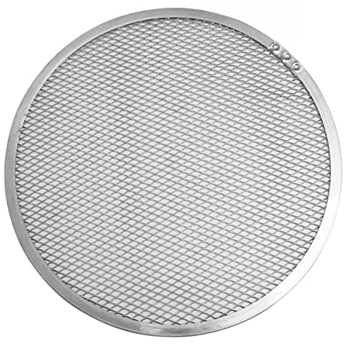 FMprofessional Stampo Tondo Forato per Pizza ø30 cm Cottura Uniforme e Croccante Versatile per Scongelamento e Raffreddamento, in alluminio Facile da Pulirea a mano Linea Professionale