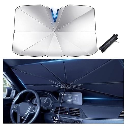 ARRYEDCN Ombrello Parasole Auto Parabrezza, per Jeep Avenger 2023 2024 Parasole Auto Parasole Parabrezza, Parasole per Macchina, Solare Blocco UV