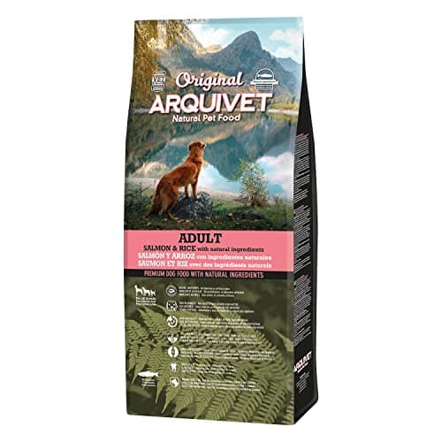 ARQUIVET Original - Adult - Salmone e riso - Crocchette per cani di Salmone e riso - 12 kg - alimento secco per cani - tutte le razze - ingredienti naturali