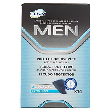 Tena Men Scudo Protettivo Assorbenza Extra Light Per Piccole Perdite - Confezione Da 14 Assorbenti