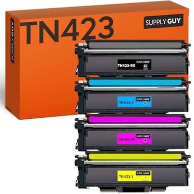 Supply Guy TN423, TN421 Cartucce di Toner Compatibile con Brother TN-423, TN-421 per Brother MFC-L8690CDW, MFC-L8900CDW, HL-L8260CDW, HL-L8360CDW, DCP-L8410CDW Multipack 4 Cartuccia Toner