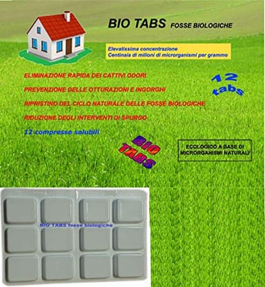 BIO TABS fosse biologiche attivatore biologico in compresse idrosolubili