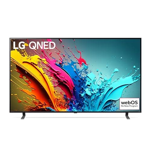 LG QNED 86'', Serie 85 2024, 86QNED85T6C, Smart TV 4K, Processore α8, Design slim, 20W, AI Picture Pro, 4 HDMI 2.1 120Hz, VRR, FreeSync Premium, Alexa, Wi-Fi, webOS 24, Telecomando puntatore