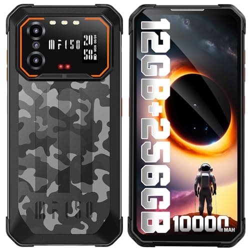 IIIF150 B2 Rugged Smartphone (2023) 10000mAh Telefono Indistruttibile, 12GB+256GB/2TB Cellulare Antiurto, Android 13, 6.5" FHD+, 48MP+20MP Visione Notturna, IP68 Impermeabile/Dual SIM 4G/Face ID/NFC