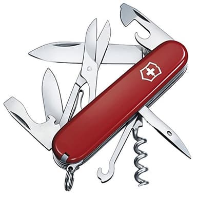 Victorinox, Climber, Coltellino Svizzero, Originale, Multiuso, Campeggio, 14 Funzioni, Lama, grande, Cavatappi