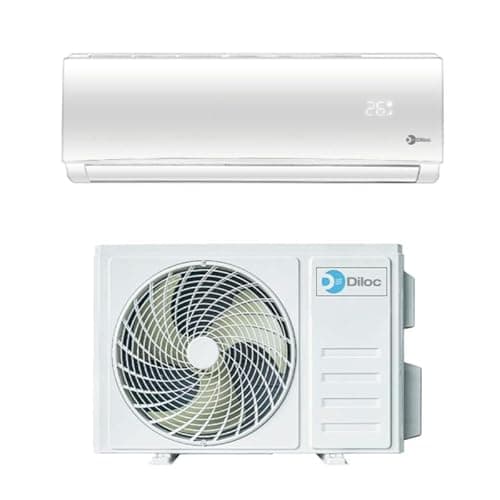 Climatizzatore Condizionatore Diloc Over 9000 BTU inverter monosplit in R32 D.OVER09W in A+++ (A++/A+) Wifi integrato