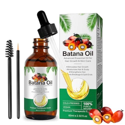 Batana Oil 60ml - Batana Oil for Hair Growth, 100% Puro Biologico Olio di Batana per la Crescita dei Capelli, il Rafforzamento delle Radici, la Cura del Cuoio Capelluto