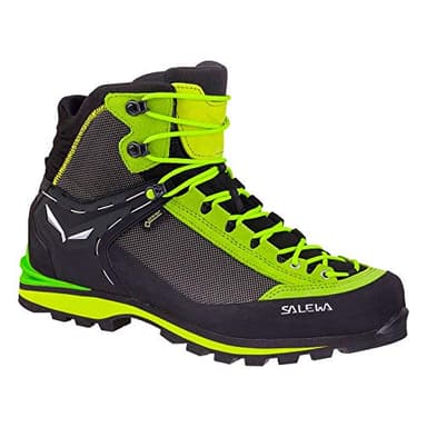 Salewa Crow Gore-Tex Scarponi da Trekking da Uomo, Verde, 9