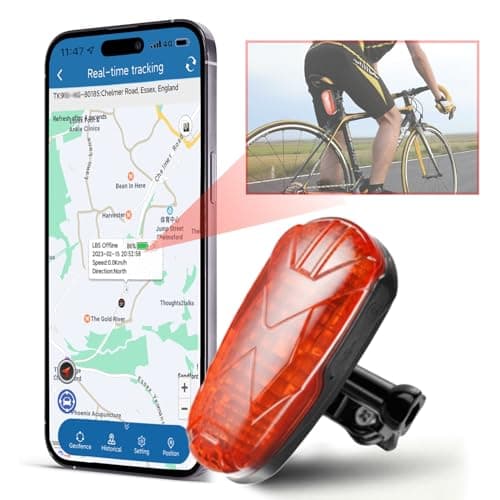 Localizzatore Gps Moto Geolocalisation Veicolo Plotter Gps Auto per Velo Moto Trotinette Elettrico Tracker Gps Moto 1800mah Impermeabile Avvisi SOS E Velocità Plotter Gps Senza Scheda SIM Plotter