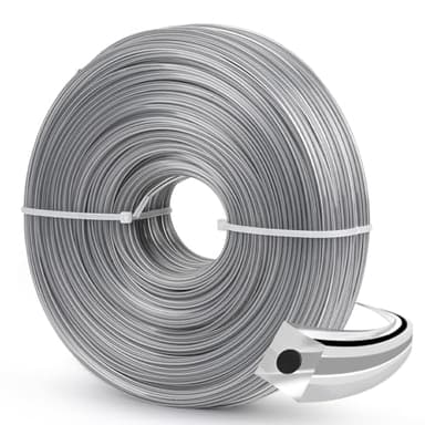 SWAWIS Filo Decespugliatore 2,4mm 100M Filo per Decespugliatore Professionale Filo Decespugliatore in Nylon Filo Tagliaerba, Quadrato