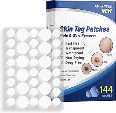 144 Pezzi Skin Tag Removal Patches, Layhou Mole Wart