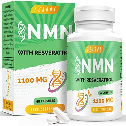 Ultra Purezza NAD + Trans-resveratrolo 1100 mg, con Pepe Nero 50 mg per un Assorbimento Ottimale, Formula Avanzata 3 in 1 per Aumentare i Livelli di NAD+ (60 Unità (Confezione da 1))