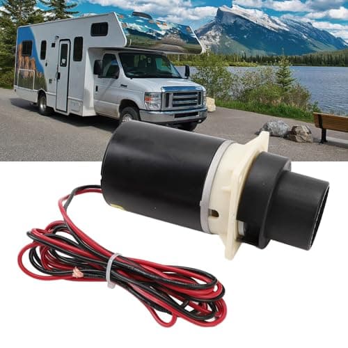 Pompa Trituratrice per Camper, Motopompa per WC per Efficiente 37072‑0092, WC in Stile Designer con Scarico Silenzioso per Marina, Camper, Cucina, Bagno, Liquami per Camper