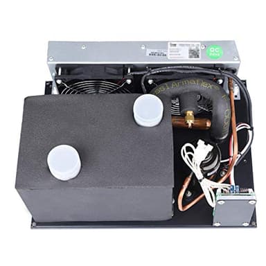 Micro Condizionatore d'aria 12 Volt DC, refrigerante CC 12V 450W R134A, potente, per auto, sistema di raffreddamento