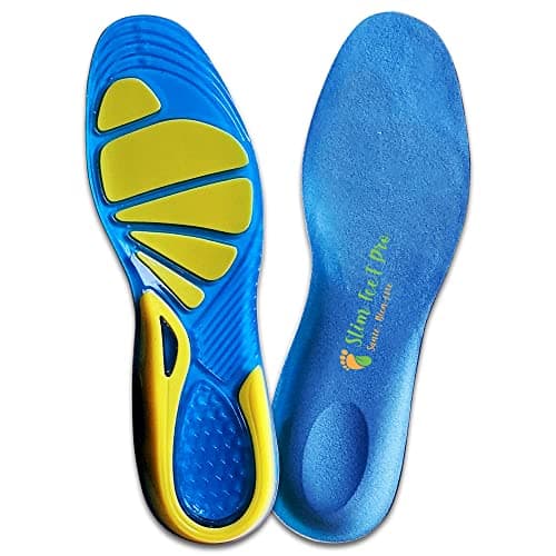 Solette gel uomo donna ammortizzanti, taglia L, soletta scarpe di sicurezza, sport, trekking, camminata, trattamento dei piedi, antiscivolo, antiodore, piedi piatti o cavi, sensibili, alluce valgo.