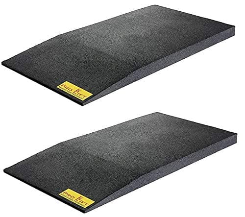 Set di 2 rampe in gomma per ponte sollevatore a forbice altezza 50 mm lunghezza 1000 mm rampa di carico