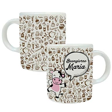 MP CREATIVE SRL Tazza Mug Personalizzata con Nome Idea Regalo, 11 once liquide