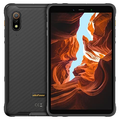 Ulefone ARMOR PAD Tablet Telefono Rugged, 8'' Android 12 HD+ IP68/IP69K Impermeabile, Helio G25 4GB+64GB, Batteria 7650mAh, Dual SIM 4G LTE (3 Slot per Scheda), 13MP+5MP, GPS WIFI Impronta Digitale