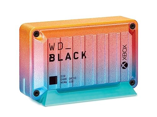 WD_Black D30 1TB Game Drive SSD per Xbox Summer Collection, SSD per espansione di archiviazione Xbox, unità esterna SSD, trasferisce velocità fino a 900 MB, compatibile Xbox Series X|S, 1 mese Xbox
