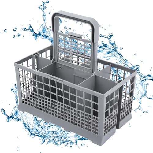 Cestello Lavastoviglie Portaposate Cesto,Cestello per Posate da Lavastoviglie,Cestello porta posate compatibile per Hotpoint,Indesit Universale, Whirlpool,Electrolux Bosch,Siemens Smeg,Lavastoviglie