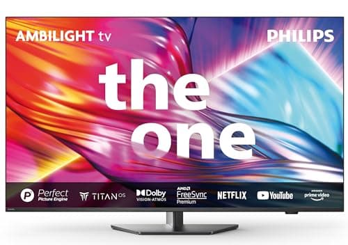 PHILIPS Ambilight 50PUS8919 4K LED Smart TV - Display 50’’ con piattaforma Titan OS Pixel Precise Ultra HD e Dolby Atmos Sound, funziona con Alexa e Google Voice Assistant - Grigio Antracite