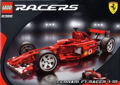 Lego Racers 8386: Ferrari F1 Racer 1:10