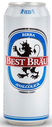 Sicilia Bedda - Birra BEST BRAU ANALCOLICA - 0.50% vol. - FRESCA E GUSTOSA - 12 LATTINE da 50 CL