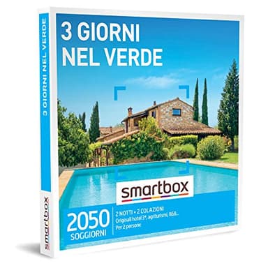 smartbox - Cofanetto Regalo 3 Giorni nel Verde - Idea Regalo per la Coppia - 2 Notti con Colazione per 2 Persone