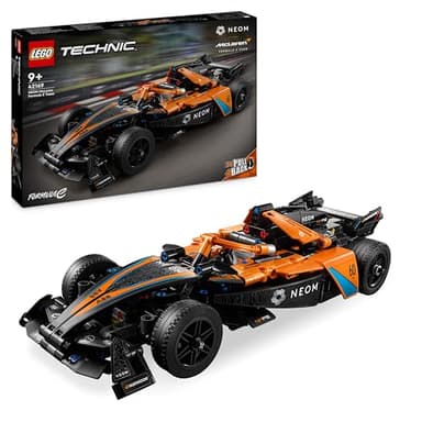 LEGO Technic NEOM McLaren Formula E Race Car, Macchina Giocattolo per Bambini e Bambine da 9 Anni in su, Modellino di Auto da Corsa F1 da Costruire e da Esposizione, Idea Regalo di Compleanno 42169