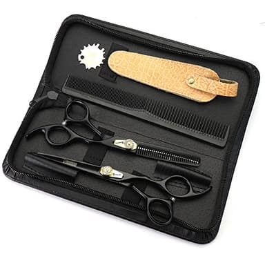 Set di tagliacapelli professionali da 6/7 pollici, tagliacapelli affilati in acciaio inossidabile, esclusivamente per parrucchieri (6 pollici -2pc)