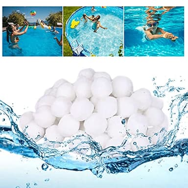 jiuzcare Sfera Filtrante Materiale Filtrante Piscina Filtrante per Piscina Filtro Balls Pool Sfere per Filtrazione A Sabbia per Piscine Palline Filtranti per Piscina di Alta qualità Filtraggio, 700g
