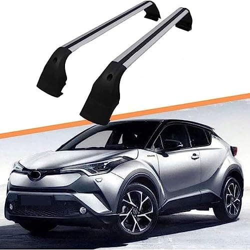 YHQKJ Barre Portatutto Portapacchi Alluminio per to-yota CHR 2017-2021, Auto Tetto Barre Trasversali Portabagagli Trasporto Rack Accessori