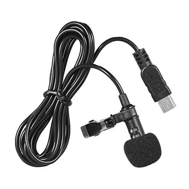 Andoer 150cm Portatile Mini Clip-on Omni-Directional Stereo USB Mic Microfono per PC Computer/per Gopro 3 3+ 4 (# 2)