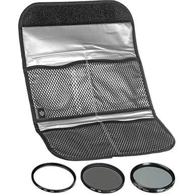 Hoya 77 mm (HMC UV/polarizzatore circolare/ND8) 3 set di filtri digitali con custodia