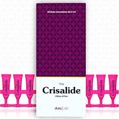 CRISALIDE - Crema Intima - 20 Fiale da 2ml - Prurito Intimo Crema, Profumo Intimo Donna - Alternativa agli ovuli vagininali per secchezza - Rivitalizzante con Acido Ialuronico, Ideale in Menopausa.