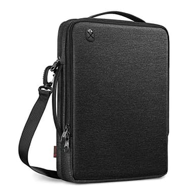 FINPAC Laptop Custodia Borsa a Tracolla per 13,6" MacBook Air M3/A3113 M2/A2681 2024-2022, 14.2" MacBook Pro M4/M3/M2/M1 2024-2021, 13.3" MacBook Air/Pro, Idrorepellente Tablet Valigetta