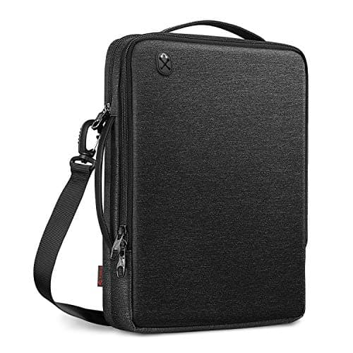 FINPAC Laptop Custodia Borsa a Tracolla per 13,6" MacBook Air M3/A3113 M2/A2681 2024-2022, 14.2" MacBook Pro M4/M3/M2/M1 2024-2021, 13.3" MacBook Air/Pro, Idrorepellente Tablet Valigetta