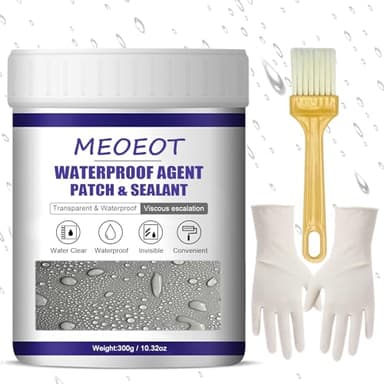 Sigillante Impermeabile, 300g Sigillante Impermeabile Trasparente, Anti-Perdite Sigillante Impermeabile Invisibile, Invisibile Agente di rivestimento impermeabile per pareti, tetti, balconi e finestre