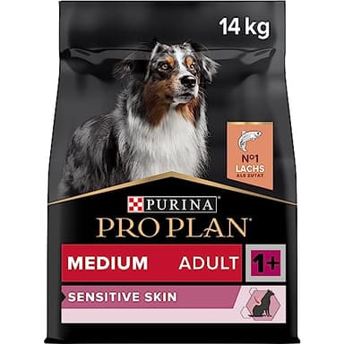 PURINA PRO PLAN Sensitive Skin Medium Crocchette per Cani Adulti con Salmone Sacco da 14kg