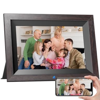 KODAK Cornice Digitale WIFI 10,1 Pollici，Cornice Foto Digitale con Schermo Touch IPS 1280 * 800 e 32GB di Memoria，Cornice Elettronica per Micro SD Card/USB, Rotazione Automatica