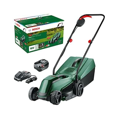 Bosch Home and Garden Rasaerba a batteria EasyMower 18V-32-200 (1 da 4,0 Ah, 18 Volt System, Larghezza di taglio: 32 cm, in confezione cartone)
